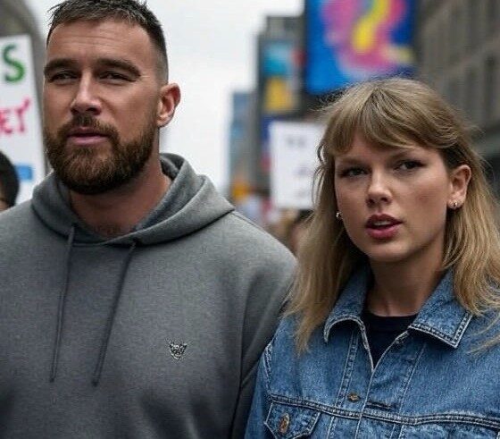 Taylor Swift and Travis Kelce Inspire Change, Marching Hand-in-Hand at ‘No Kings Day’ Demonstration in LA